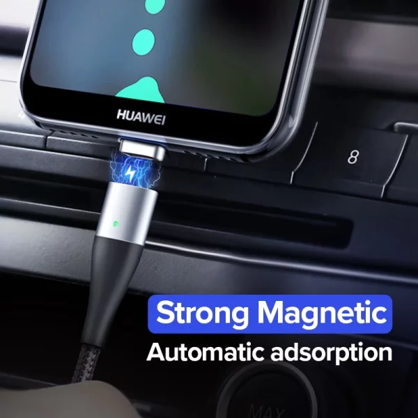 Ugreen สายชาร์จ Micro Usb Type C แม่เหล็ก 3A 100 ซม. ชาร์จเร็ว - Image 2