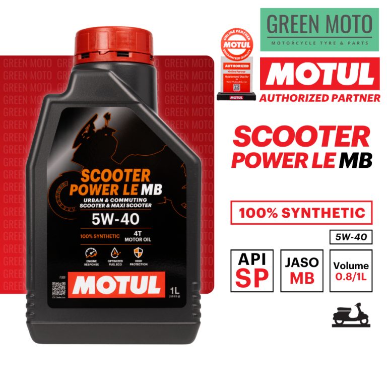 รีวิว น้ำมันเครื่องสังเคราะห์แท้100% Motul โมตุล Scooter Power LE 5W-40 100% Synthetic 1 ลิตร สำหรับเกียร์ออโต้ ของแท้ ร้าน GREEN MOTO
